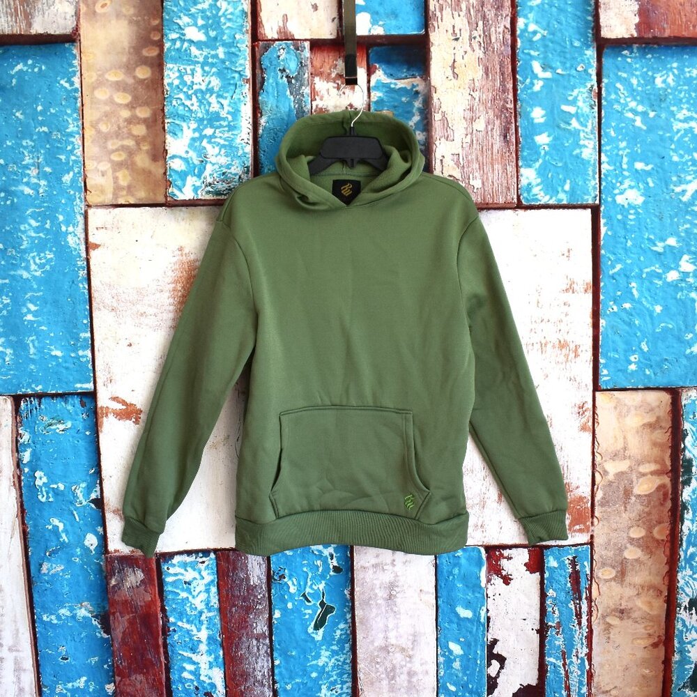 Men's Rocawear Hoodie Sweatshirt Long Sleeve Hooded Long Sleeve SMALL Green